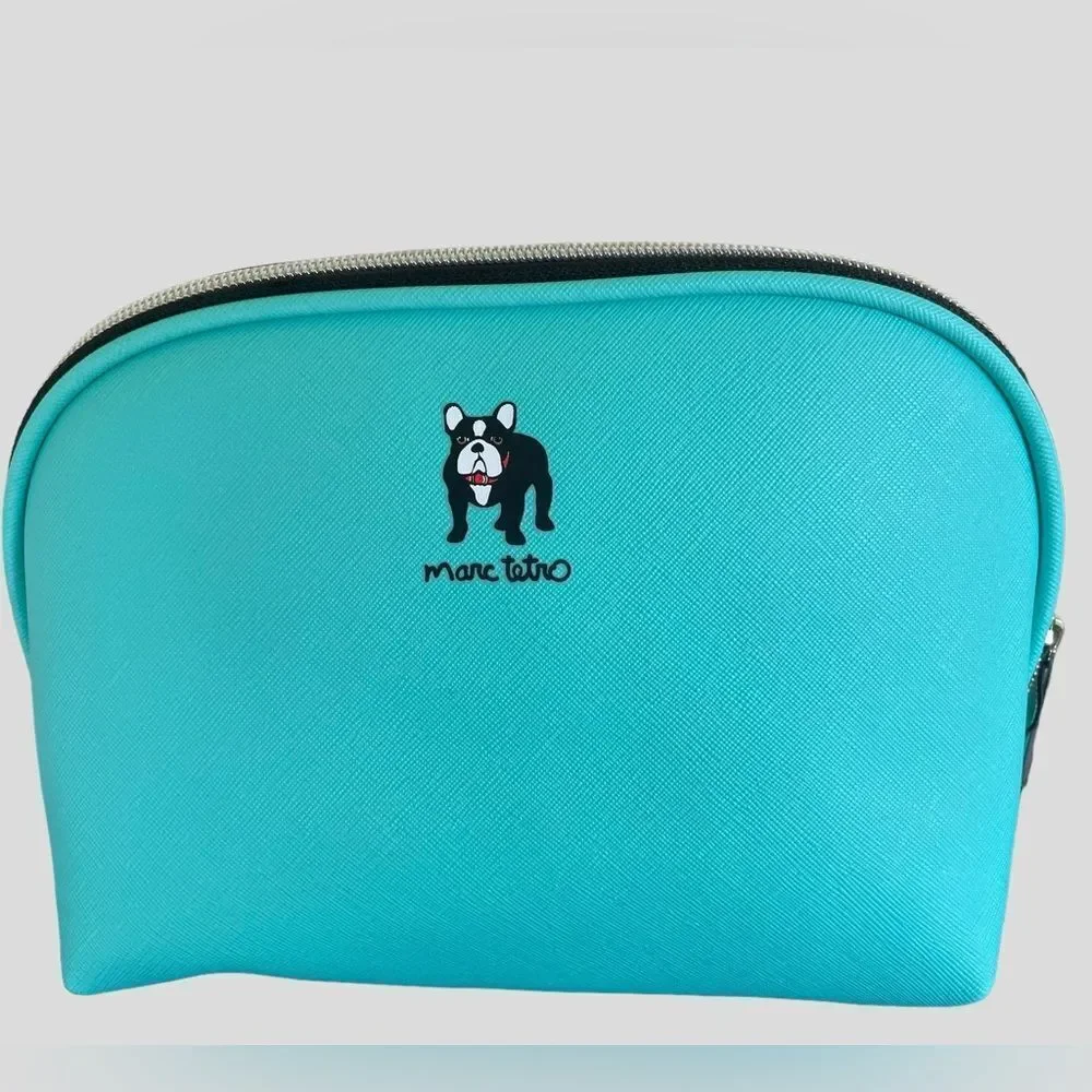 Marc Tetro French Bulldog Cosmetic Bag NWT